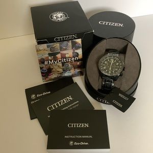 Citizen Eco-Drive Chronograph Stainless Steel Watch